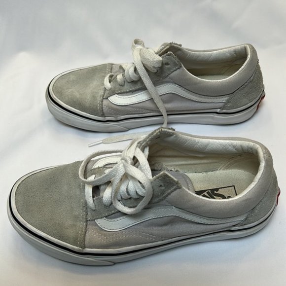 Vans "Off the Wall" Unisex Grey Suede Skate Sneakers-Size Men's 5/Women's 6.5 - Picture 3 of 8
